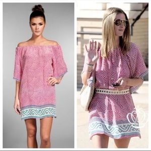 TOLANI silk mosaic dress small